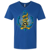 T-Shirts Royal / X-Small KING OF PIRATES Men's Premium V-Neck