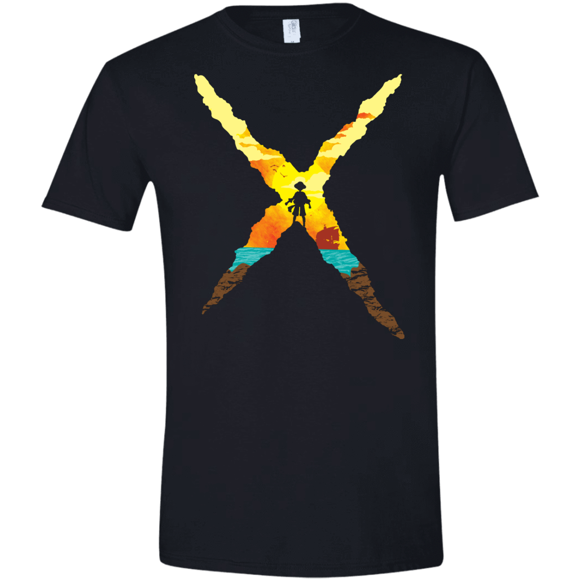 T-Shirts Black / X-Small King Of Pirates Men's Semi-Fitted Softstyle