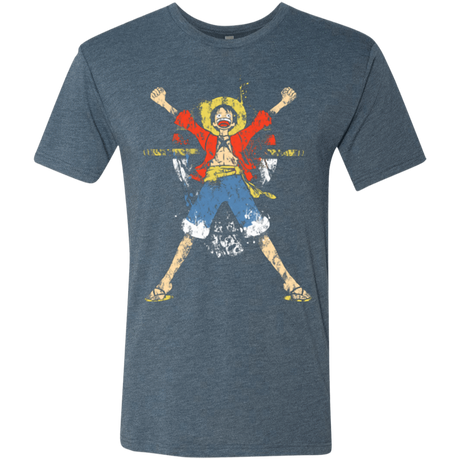 T-Shirts Indigo / Small King of Pirates Men's Triblend T-Shirt