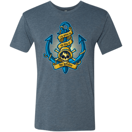 T-Shirts Indigo / Small KING OF PIRATES Men's Triblend T-Shirt