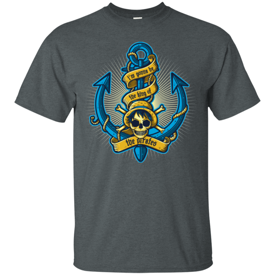 T-Shirts Dark Heather / Small KING OF PIRATES T-Shirt