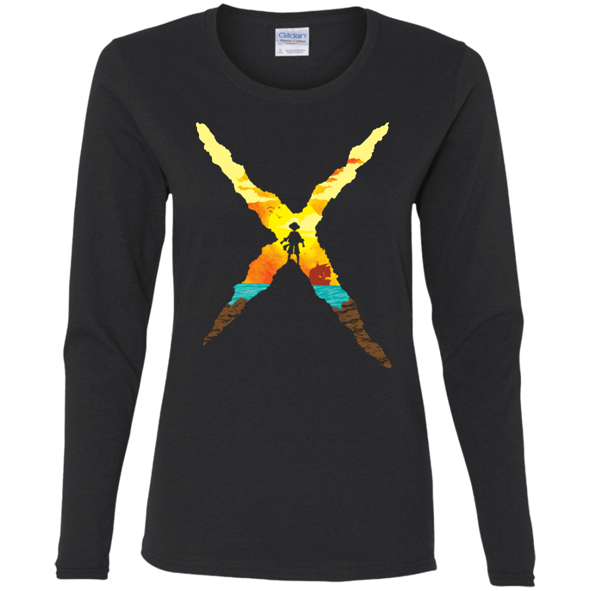 T-Shirts Black / S King Of Pirates Women's Long Sleeve T-Shirt