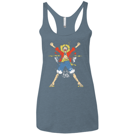 T-Shirts Indigo / X-Small King of Pirates Women's Triblend Racerback Tank