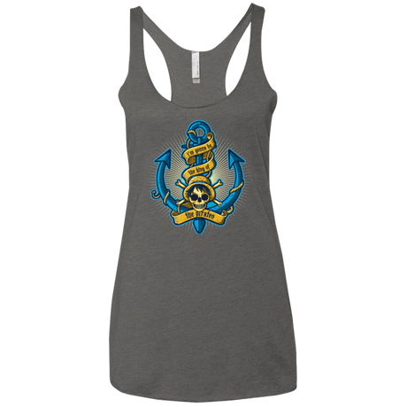 T-Shirts Premium Heather / X-Small KING OF PIRATES Women's Triblend Racerback Tank