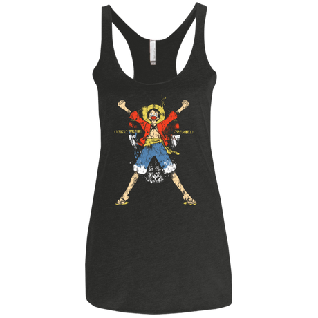 T-Shirts Vintage Black / X-Small King of Pirates Women's Triblend Racerback Tank