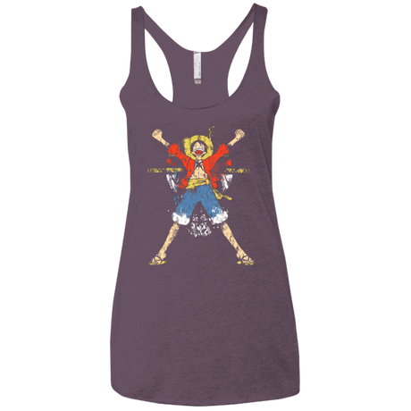 T-Shirts Vintage Purple / X-Small King of Pirates Women's Triblend Racerback Tank