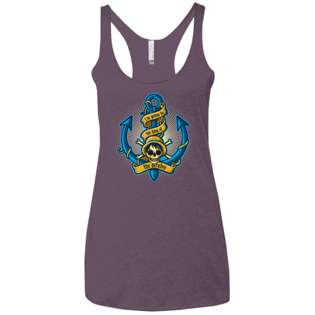T-Shirts Vintage Purple / X-Small KING OF PIRATES Women's Triblend Racerback Tank