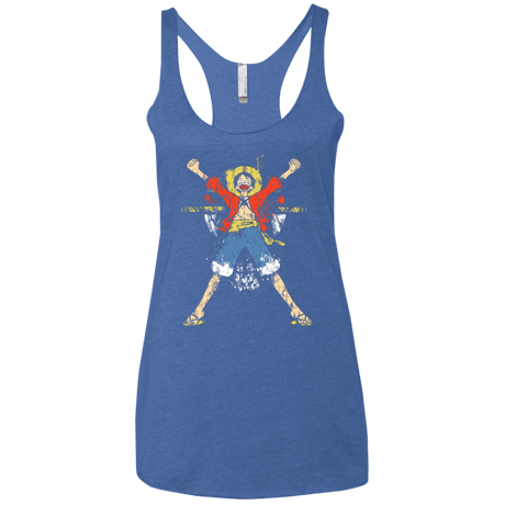 T-Shirts Vintage Royal / X-Small King of Pirates Women's Triblend Racerback Tank