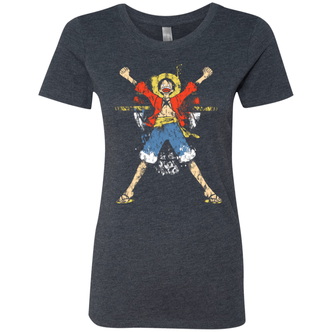 T-Shirts Vintage Navy / Small King of Pirates Women's Triblend T-Shirt