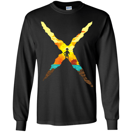 T-Shirts Black / YS King Of Pirates Youth Long Sleeve T-Shirt