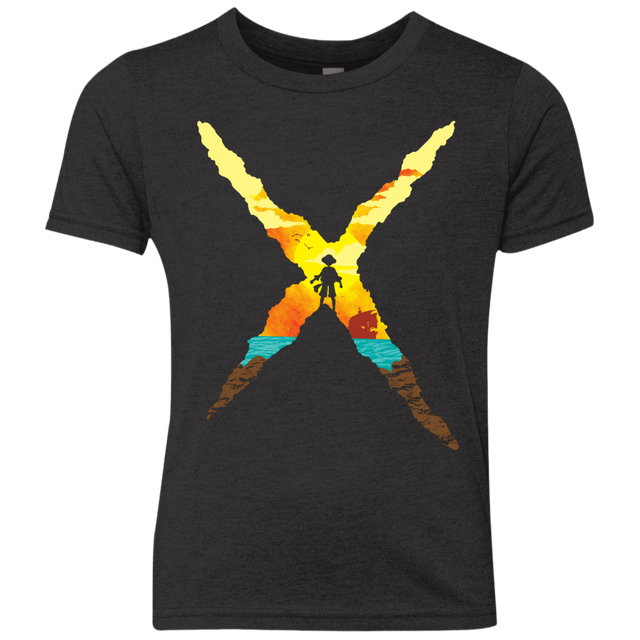 T-Shirts Vintage Black / YXS King Of Pirates Youth Triblend T-Shirt