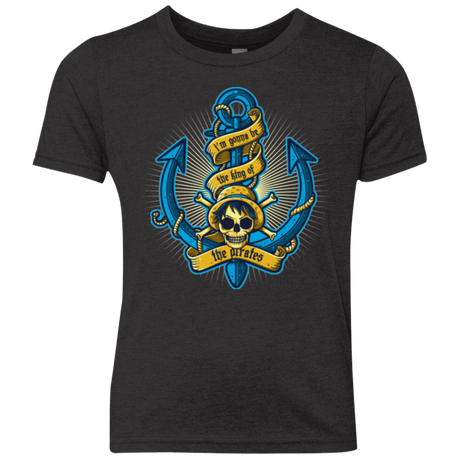 T-Shirts Vintage Black / YXS KING OF PIRATES Youth Triblend T-Shirt