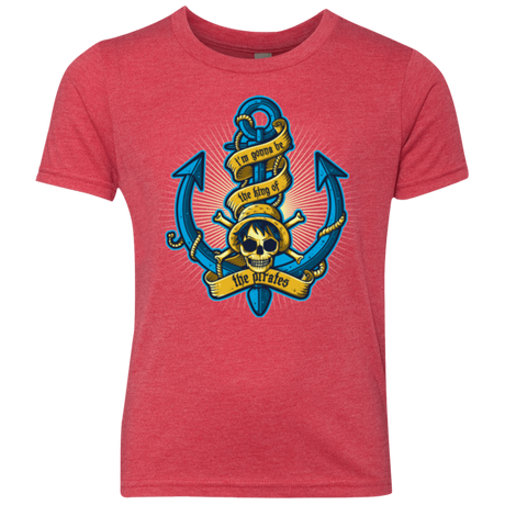 T-Shirts Vintage Red / YXS KING OF PIRATES Youth Triblend T-Shirt