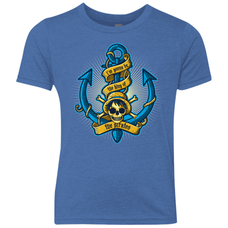 T-Shirts Vintage Royal / YXS KING OF PIRATES Youth Triblend T-Shirt
