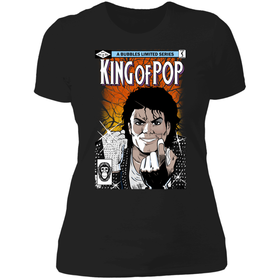 T-Shirts Black / X-Small King of Pop Women's Premium T-Shirt