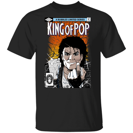 T-Shirts Black / YXS King of Pop Youth T-Shirt