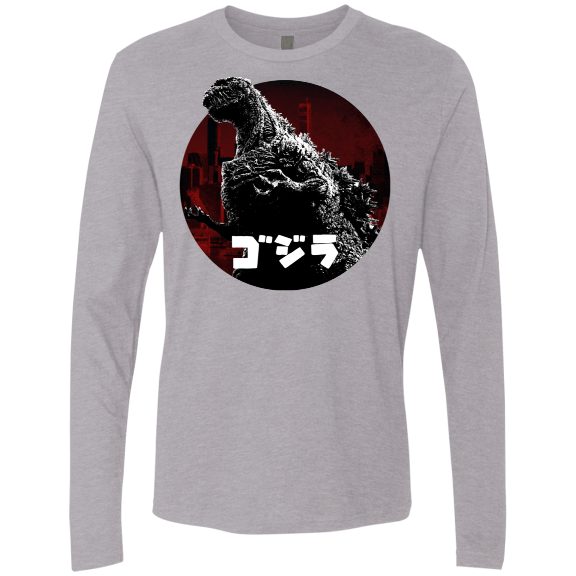 T-Shirts Heather Grey / S King Of The City Men's Premium Long Sleeve