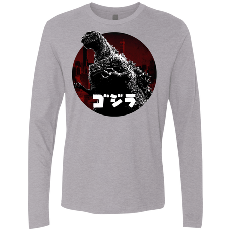 T-Shirts Heather Grey / S King Of The City Men's Premium Long Sleeve
