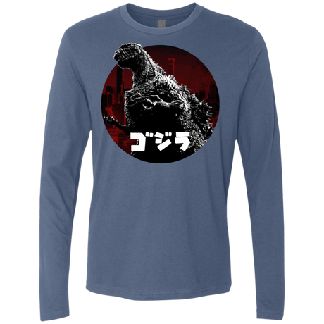 T-Shirts Indigo / S King Of The City Men's Premium Long Sleeve