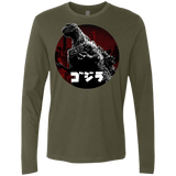 T-Shirts Military Green / S King Of The City Men's Premium Long Sleeve