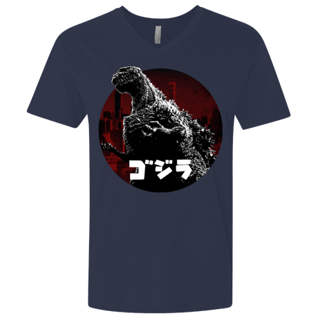 T-Shirts Midnight Navy / X-Small King Of The City Men's Premium V-Neck