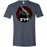 T-Shirts Heather Navy / S King Of The City Men's Semi-Fitted Softstyle