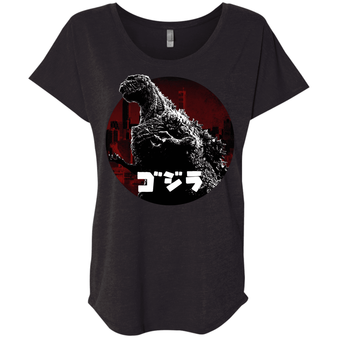 T-Shirts Vintage Black / X-Small King Of The City Triblend Dolman Sleeve