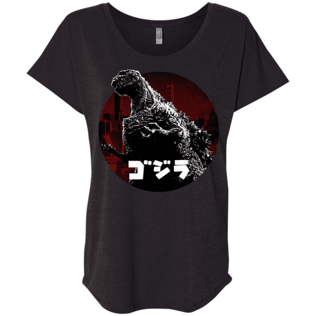 T-Shirts Vintage Black / X-Small King Of The City Triblend Dolman Sleeve