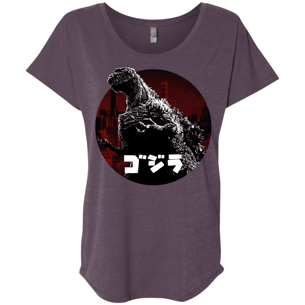 T-Shirts Vintage Purple / X-Small King Of The City Triblend Dolman Sleeve