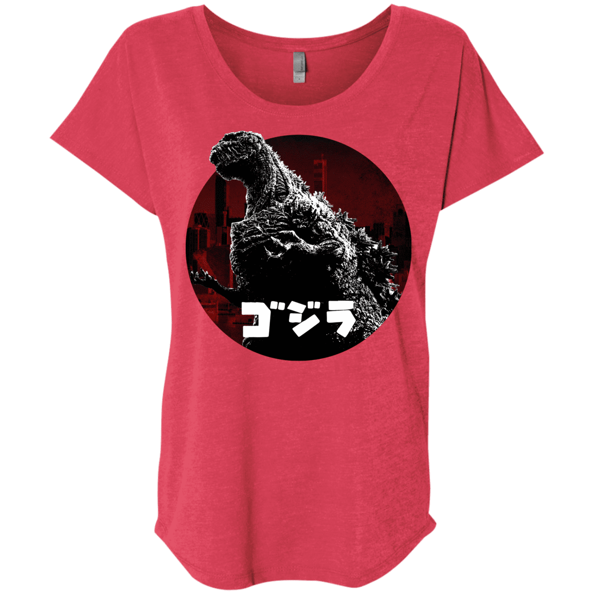 T-Shirts Vintage Red / X-Small King Of The City Triblend Dolman Sleeve