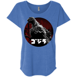 T-Shirts Vintage Royal / X-Small King Of The City Triblend Dolman Sleeve