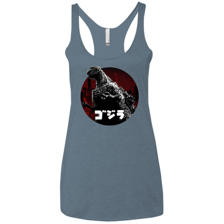 T-Shirts Indigo / X-Small King Of The City Women's Triblend Racerback Tank