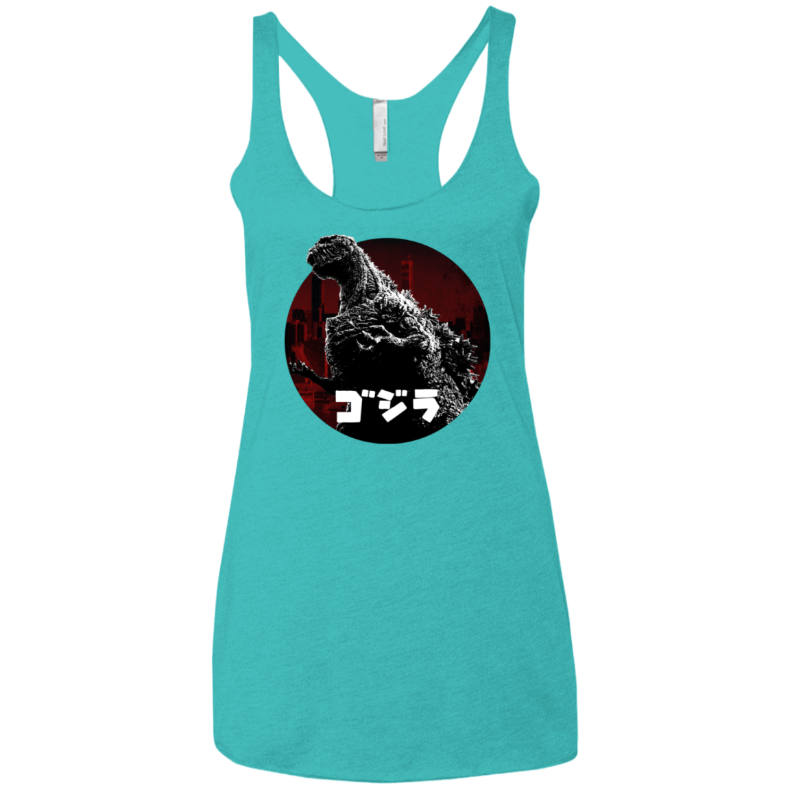 T-Shirts Tahiti Blue / X-Small King Of The City Women's Triblend Racerback Tank