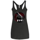 T-Shirts Vintage Black / X-Small King Of The City Women's Triblend Racerback Tank