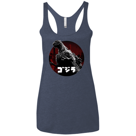 T-Shirts Vintage Navy / X-Small King Of The City Women's Triblend Racerback Tank