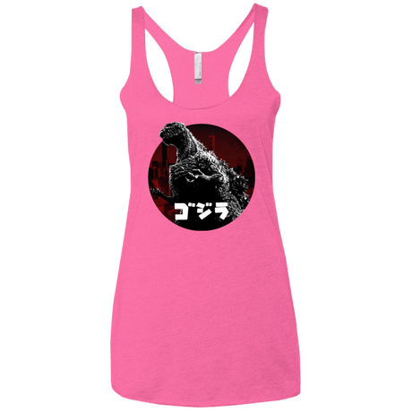 T-Shirts Vintage Pink / X-Small King Of The City Women's Triblend Racerback Tank
