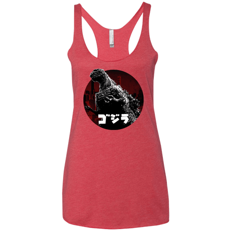 T-Shirts Vintage Red / X-Small King Of The City Women's Triblend Racerback Tank