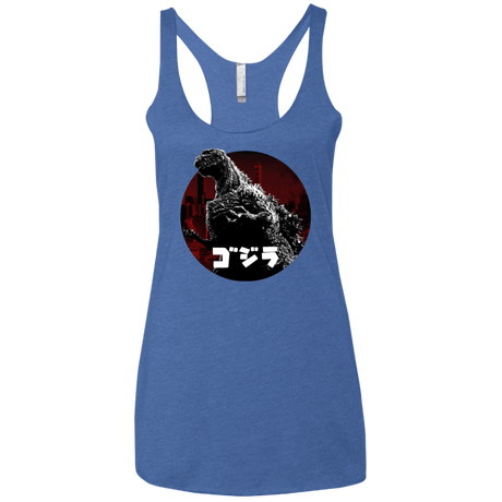 T-Shirts Vintage Royal / X-Small King Of The City Women's Triblend Racerback Tank