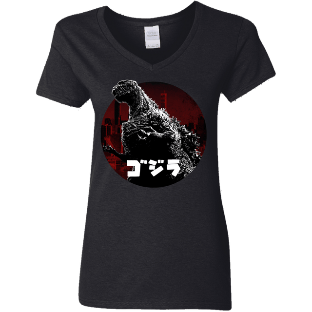 T-Shirts Black / S King Of The City Women's V-Neck T-Shirt