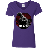 T-Shirts Purple / S King Of The City Women's V-Neck T-Shirt