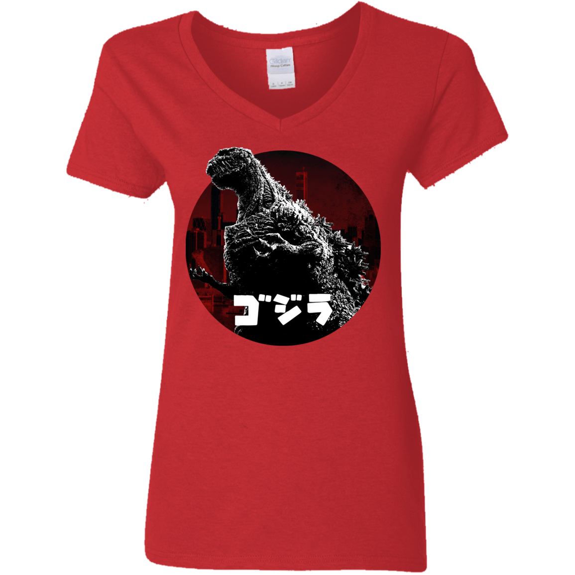 T-Shirts Red / S King Of The City Women's V-Neck T-Shirt