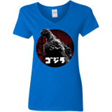 T-Shirts Royal / S King Of The City Women's V-Neck T-Shirt