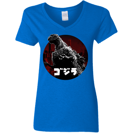 T-Shirts Royal / S King Of The City Women's V-Neck T-Shirt