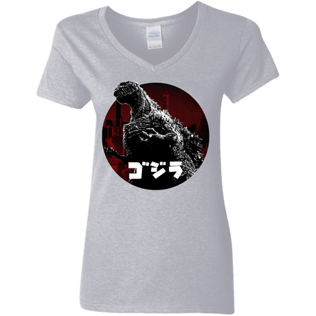 T-Shirts Sport Grey / S King Of The City Women's V-Neck T-Shirt