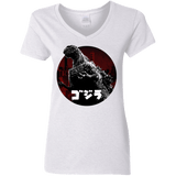 T-Shirts White / S King Of The City Women's V-Neck T-Shirt