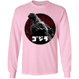 T-Shirts Light Pink / YS King Of The City Youth Long Sleeve T-Shirt