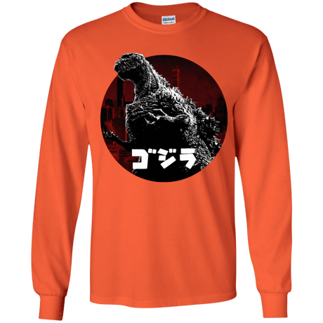 T-Shirts Orange / YS King Of The City Youth Long Sleeve T-Shirt