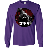 T-Shirts Purple / YS King Of The City Youth Long Sleeve T-Shirt
