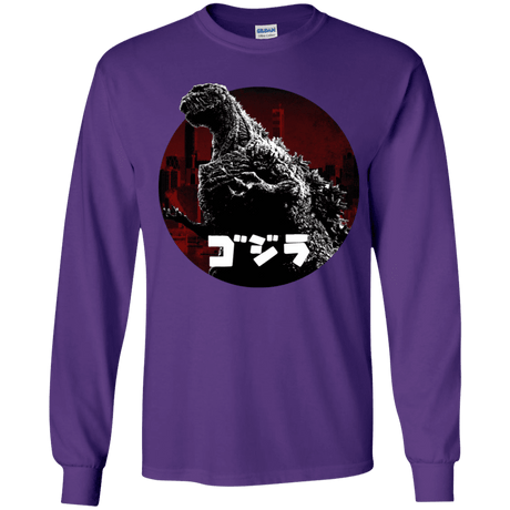 T-Shirts Purple / YS King Of The City Youth Long Sleeve T-Shirt