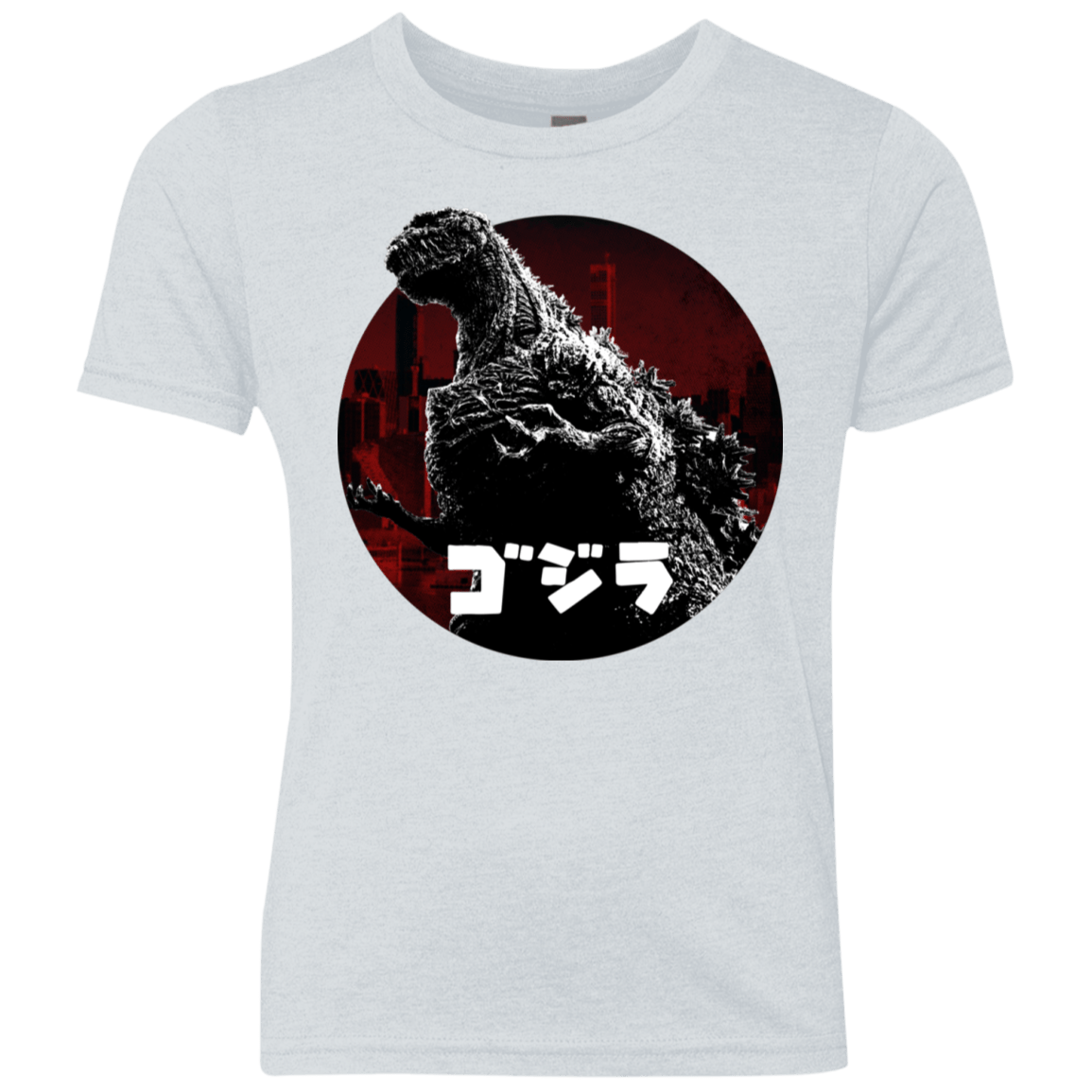 T-Shirts Heather White / YXS King Of The City Youth Triblend T-Shirt